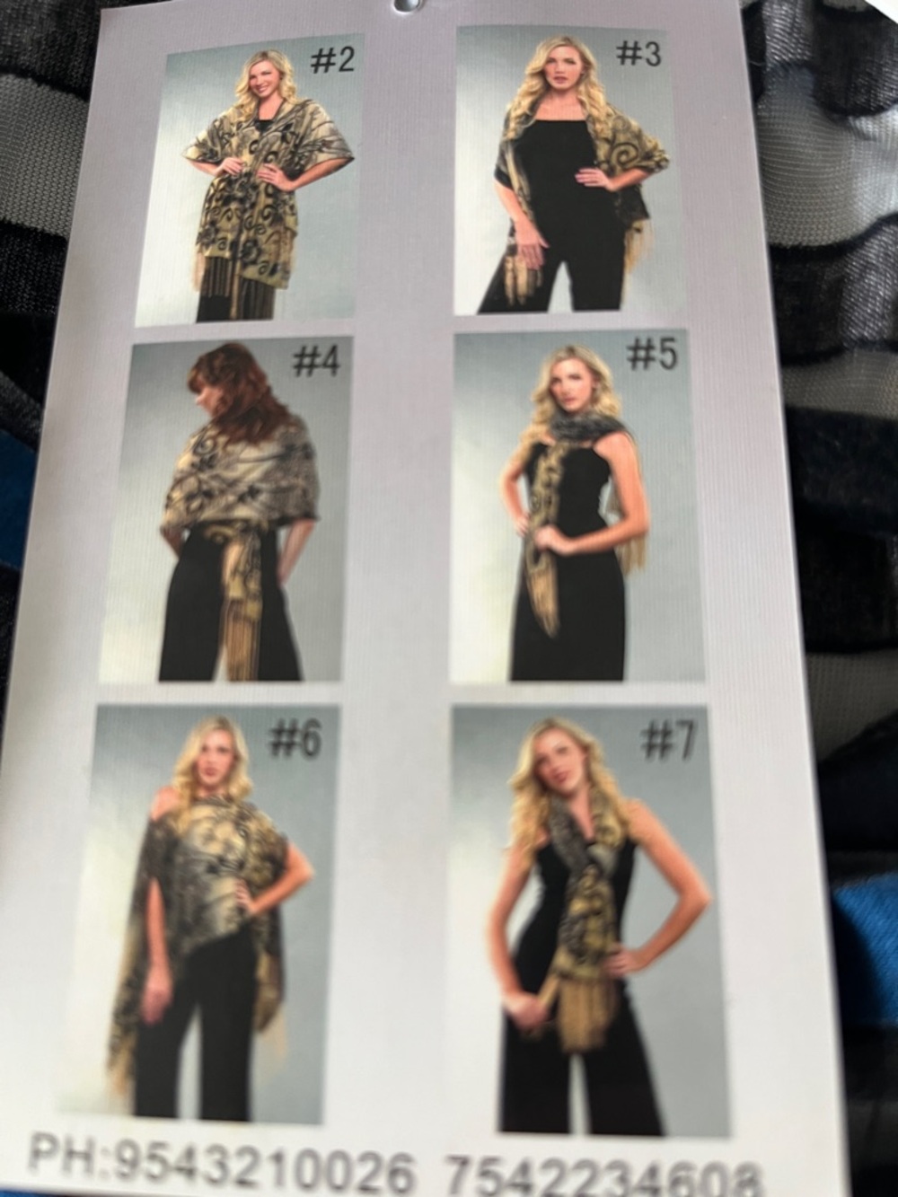 “7 Way Scarf” - Picture 9 of 9
